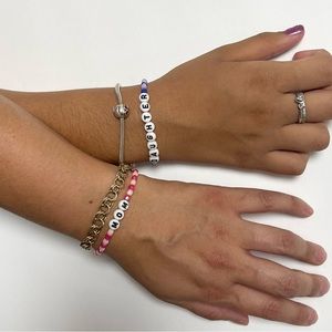 Handmade bracelets by my Tween mom and daughter set